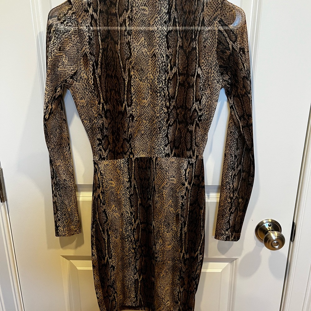 Windsor Snake Skin Patterned Dress